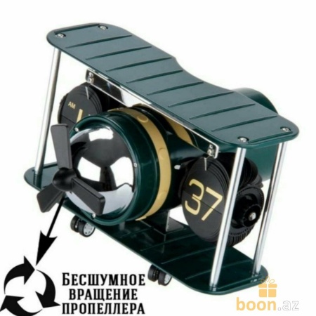 Перекидные часы-самолёт "Flip-Airplane"